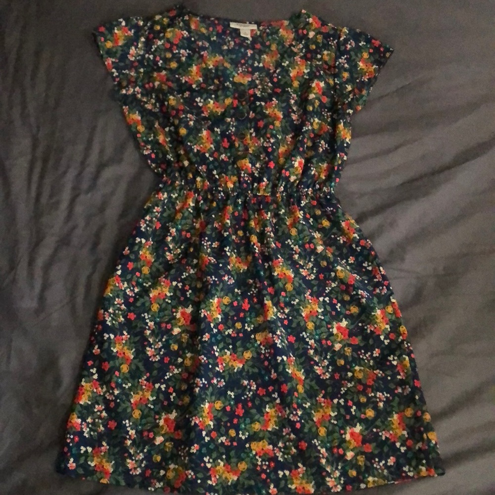 Floral print dress